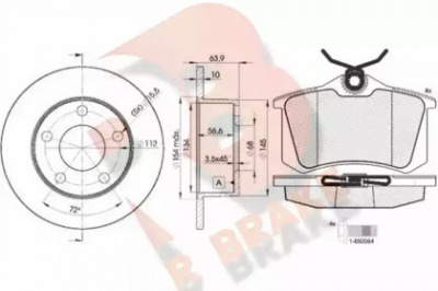 R BRAKE 3r06974060 -